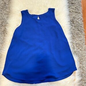Blue Sleeveless Top
